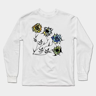 SPIKED ROSES Long Sleeve T-Shirt